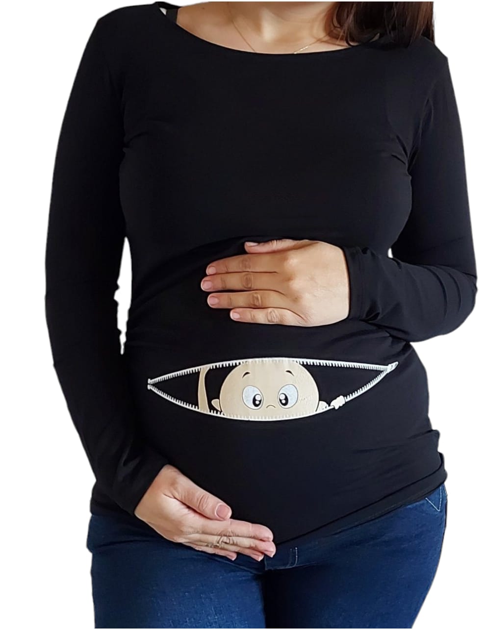 Блуза за бременни - Кликнете на изображението, за да го затворите